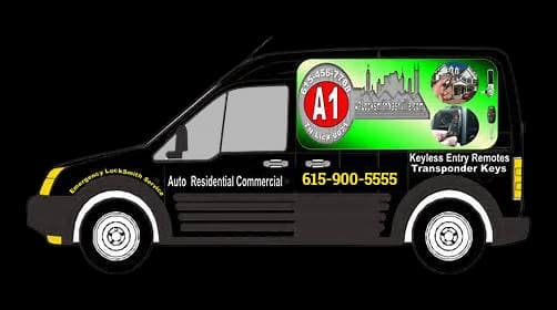 A-1 Locksmith mobile service van